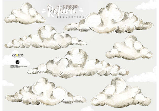 SPRING Clouds Wall Sticker