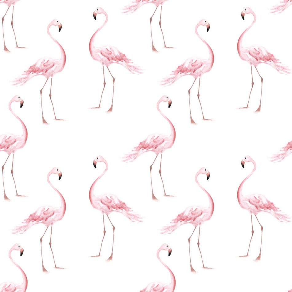 FLAMINGOS Wallpaper 50x280CM