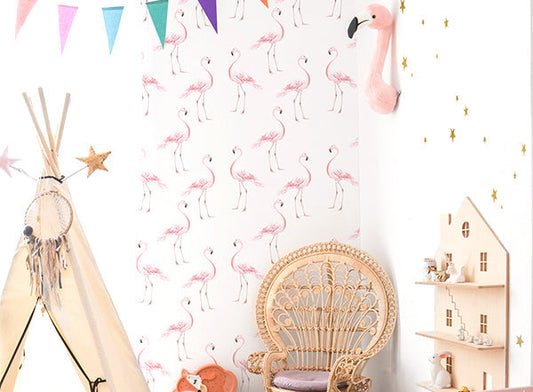 FLAMINGOS Wallpaper 50x280CM