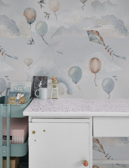 BALLOONS FAIRYTALE Wallpaper 100x280CM