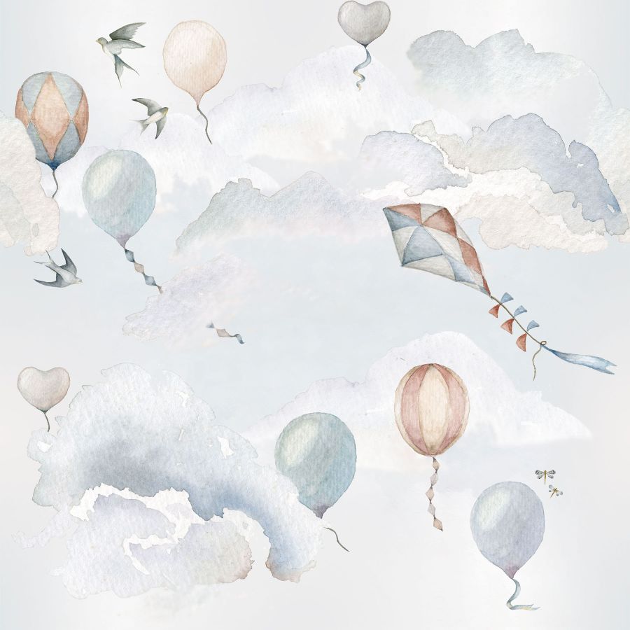 BALLOONS FAIRYTALE Wallpaper 100x280CM