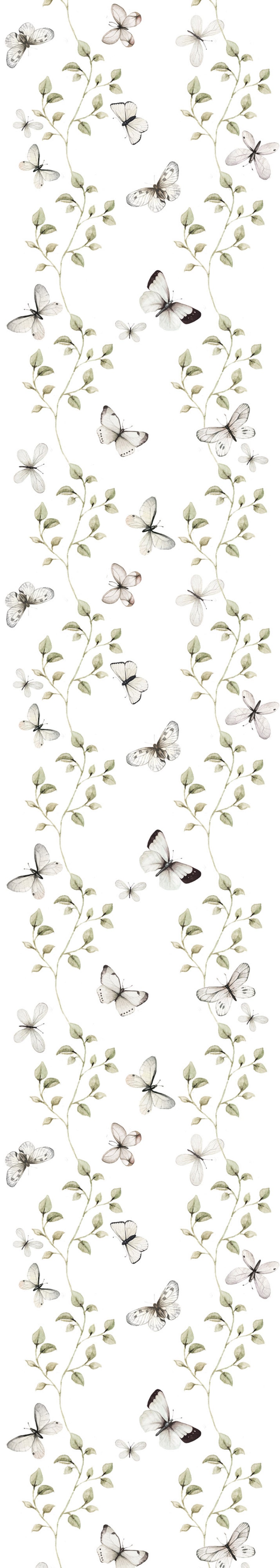 BUTTERFLIES Having Fun Wallpaper 50x280CM