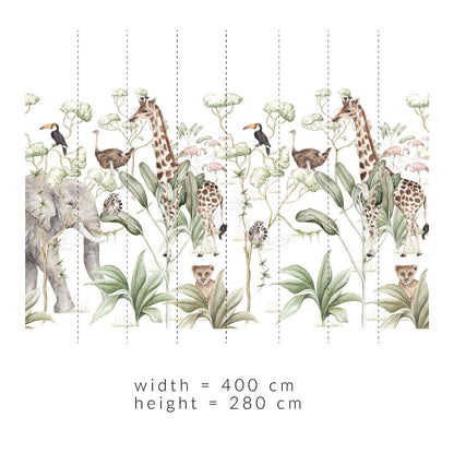 SAVANNA Adventure Set Wallpaper 400cm wide