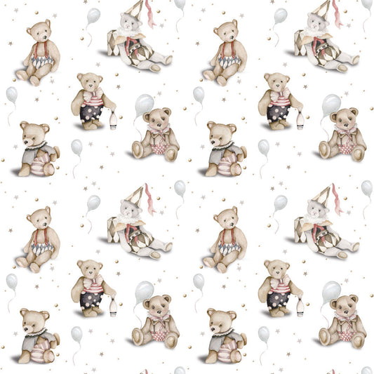 TEDDY Bear Small Wallpaper 50x280CM