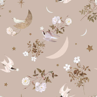 BIRDS In The Night Sky Wallpaper 100x280CM