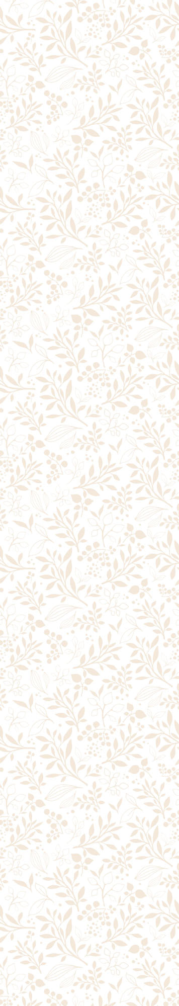 Subtle Flowers Beige Wallpaper 50x280CM