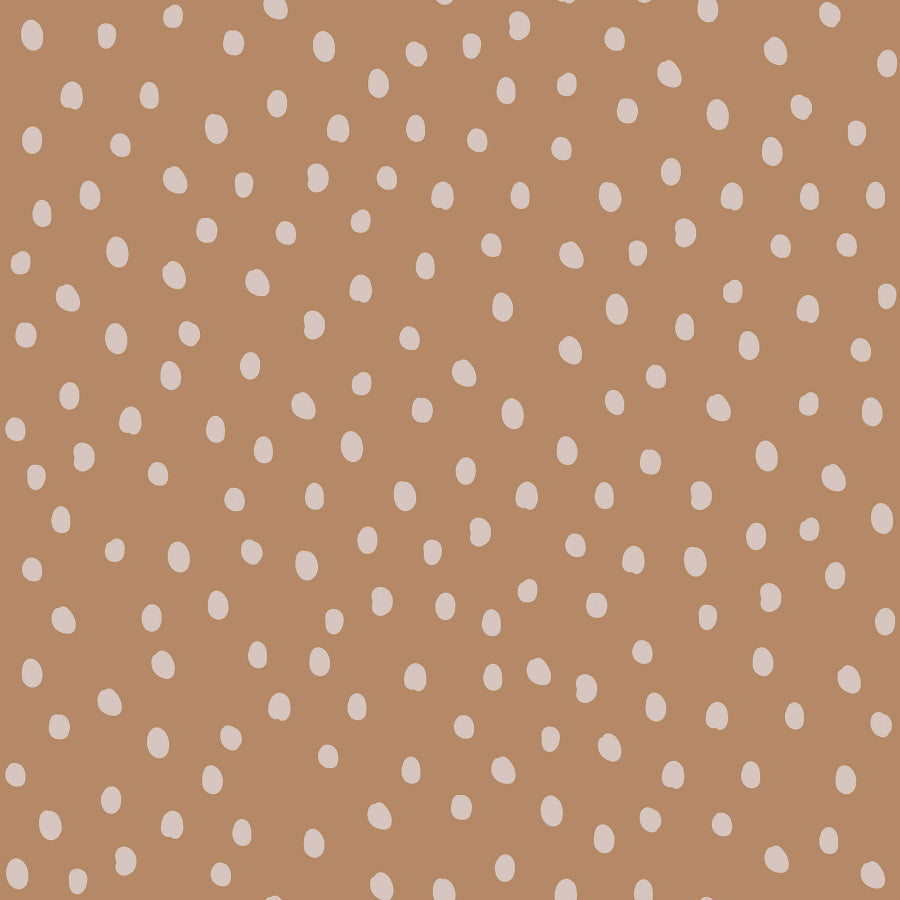 Irregular Dots Cinnamon Wallpaper 50x280CM