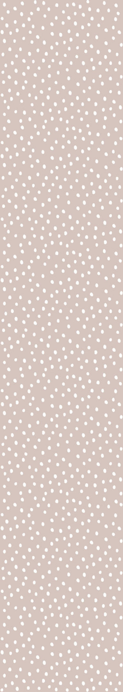 Irregular Dots on Powder Pink White Wallpaper 50x280CM