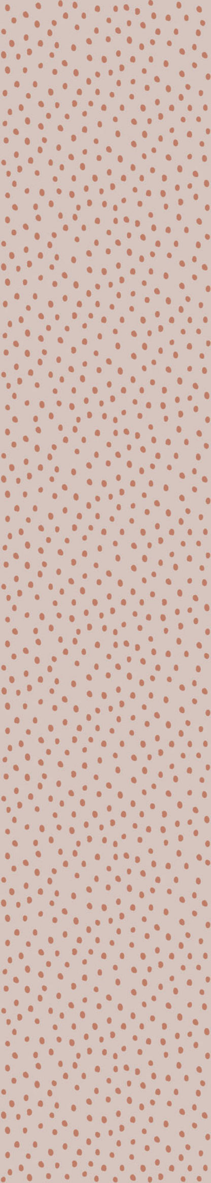 Irregular Dots on Powder Pink Brick Wallpaper 50x280CM