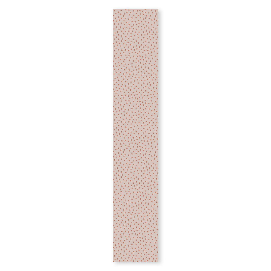 Irregular Dots on Powder Pink Brick Wallpaper 50x280CM