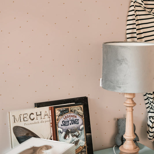 Tiny Speckles On Powder Pink Wallpaper 50x280CM