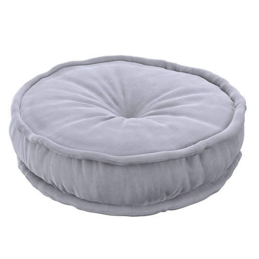 French pouf 50x13cm - Posh Velvet - grey