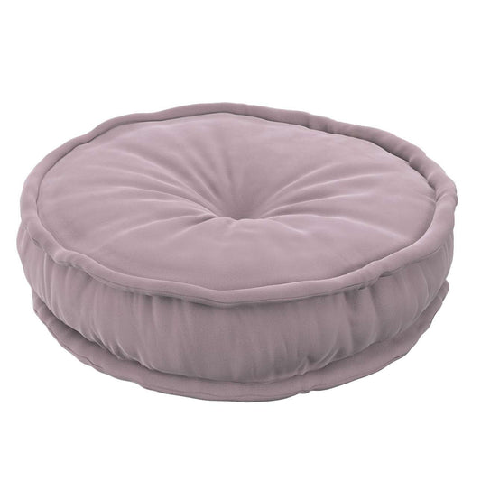 French pouf 50x13cm - Posh Velvet - dusty pink