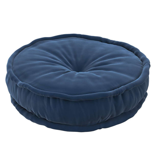 French pouf 50x13cm - Posh Velvet - navy blue