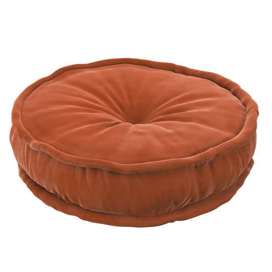 French pouf 50x13cm - Posh Velvet - ginger