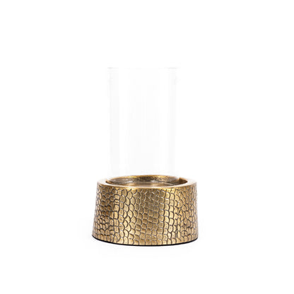 CROCO Candle Holder With Glass