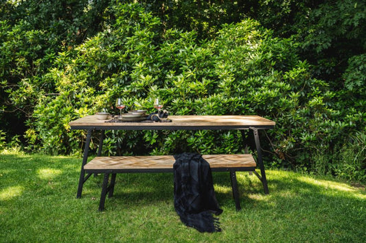 HERRINGBONE Market Table - Natural