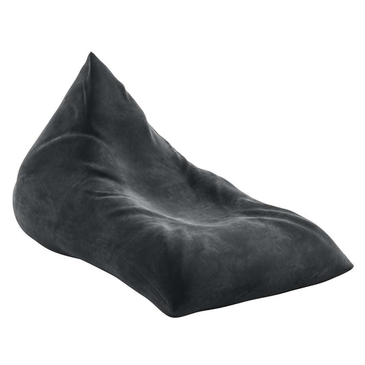 Pouf-couch Posh Velvet - black