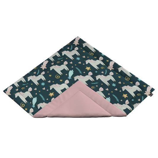 Tepee mat - 110x110 (Magic Collection) - dark blue