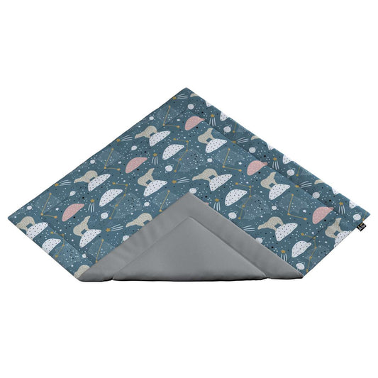 Tepee mat - 110x110 (Magic Collection) - blue