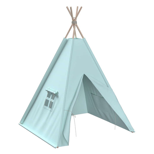 Tepee - 110x110x155cm (Cotton Story) - pastel blue