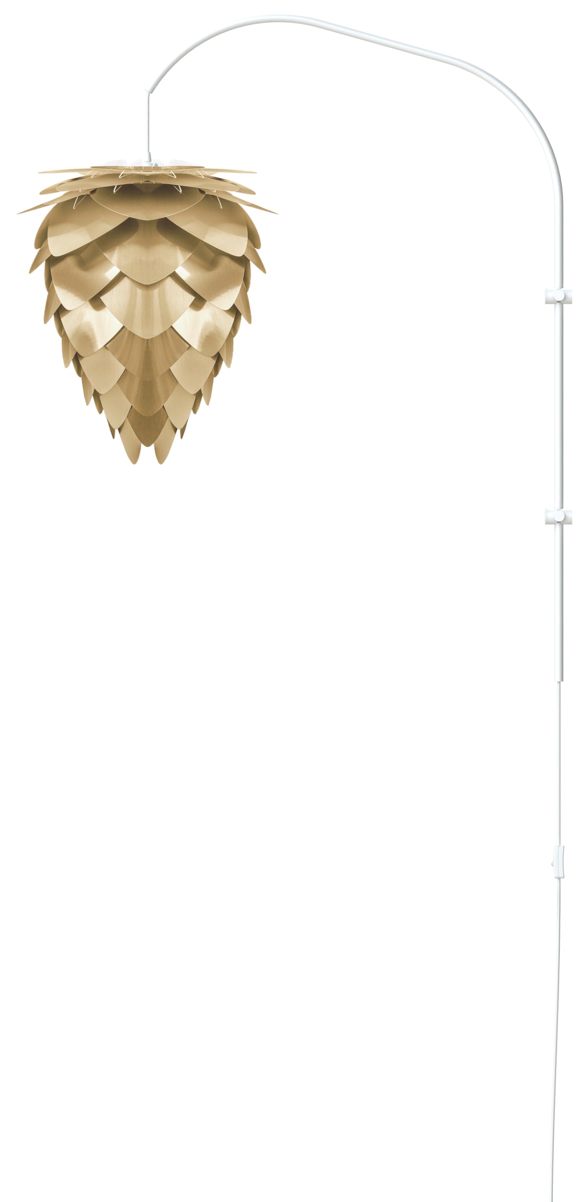 CONIA Willow Brushed Brass Wall Lamp