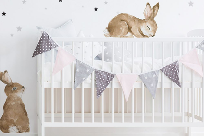 HAPPY Rabbits Wonderland Wall Sticker