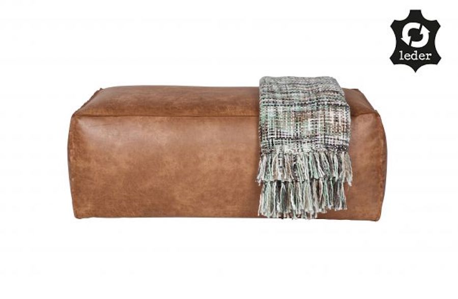 Cognac deals ottoman pouf